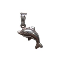 *HH* Ciondolo Pendente Charm Delfino Pesce Pesciolino Argento Collana Bracciale 