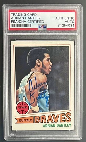 1977 topps adrian dantley auto - 1977,
