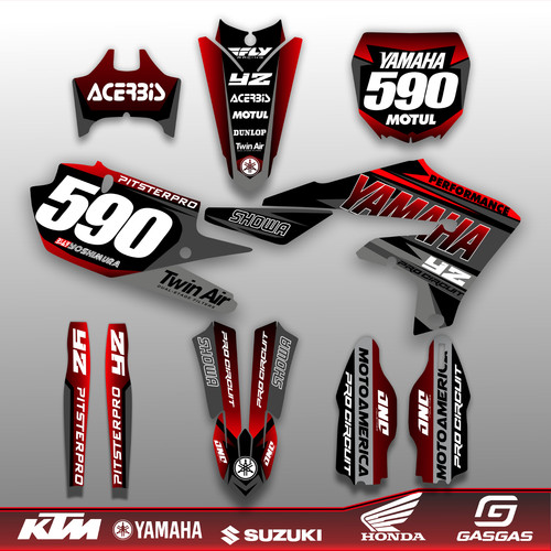 Kit grafica per yamaha - per, yz