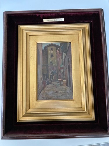 Telemaco signorini olio su - signorini,