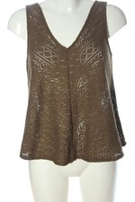 TALLY WEIJL Top a uncinetto Donna Top Taglia IT 40 cachi stile casual