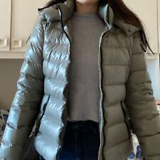  Piumino corto Moncler Maya Donna Original Grigio Argento in nylon laqué / S