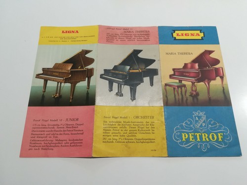 Katalog pianos ligna petrof - pianos,