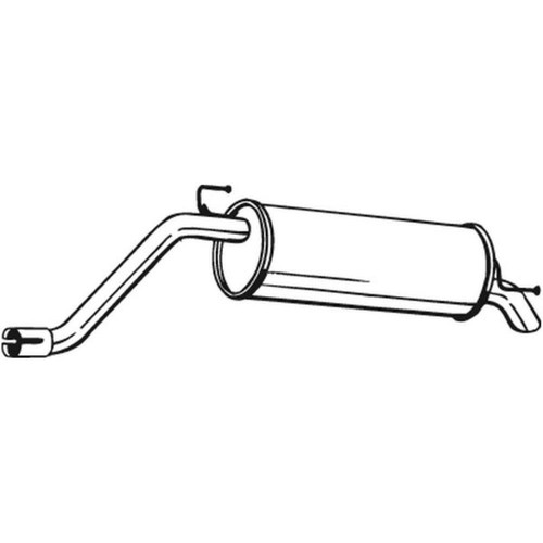 Silenziatore bosal adatto per - bosal,