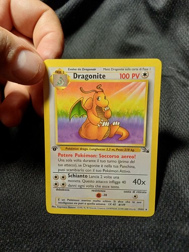 Carte pokemon dragonite fossil - carte,
