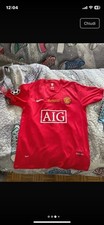 TAGLIA M MAGLIA RETRO MANCHESTER UTD HOME 7 RONALDO 2008 UCL FINAL CRISTIANO CR7