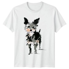 T-shirt cucciolo acquerello