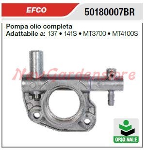 Pompa olio efco motosega 137 - efco,