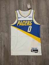 Maglia Tyrese Haliburton Indiana Pacers Nike City Edition Autentica 44