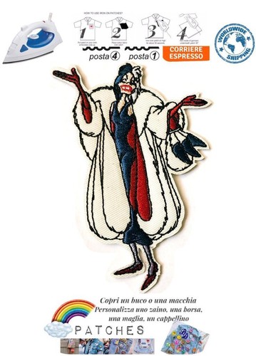 Patch cruella toppa - patch,