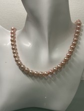 COLLANA ELEGANTE DI PERLE ROSA