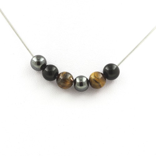 Collana perle occhio - perle,