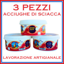 3 latte di Acciughe Alici Salate Italia Sicilia SCIACCA Sotto Sale Salamoia sb
