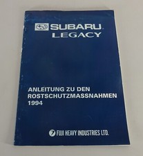 Manuale Officina Rostschutzmaßnahmen Subaru Legacy Stand 05/1994