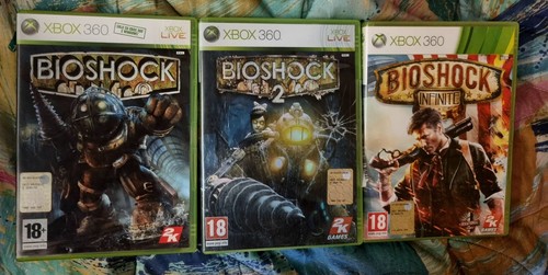 Trilogia bioshock xbox 360 - trilogia,
