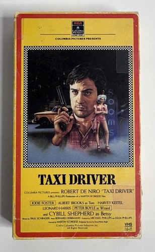 Taxi driver vhs tape - driver, 1985
