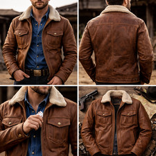 Giacca pelle red dead - di,