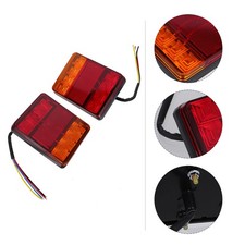  2 Pcs Fanale Posteriore Per