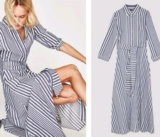 Zara camicia midi a righe