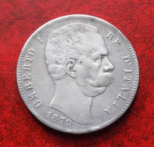 Lire 1879 tipo umberto - 5, 2