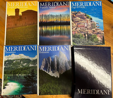 RIVISTA MERIDIANI lotto 5 numeri Italia + raccoglitore
