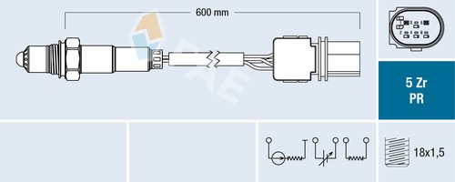 75063 fae sonda lambda - fae,