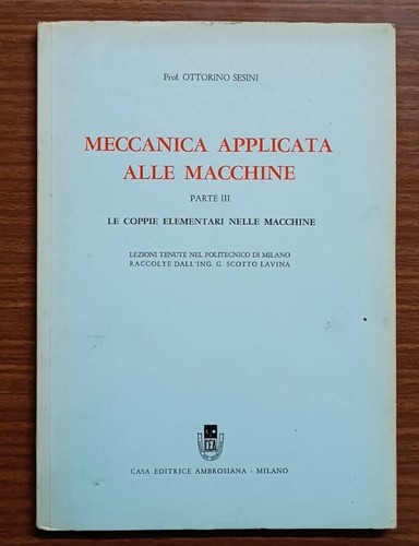 Meccanica applicata alle