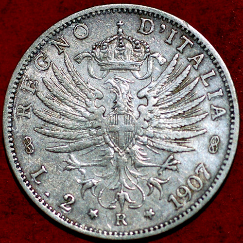 1907 italia lire - 1907, vittorio