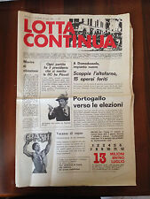 LOTTA CONTINUA N. 177   29 LUGLIO 1978 A Domodossola scoppia l'altoforno