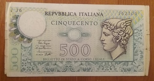 Banconota italiana lire - italiana,