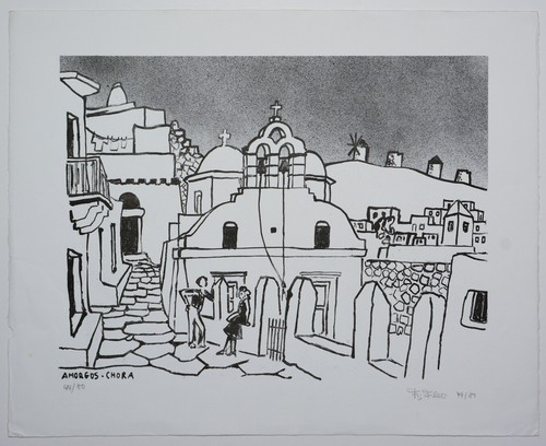 Fritz fleer litografia - fritz, fleer,
