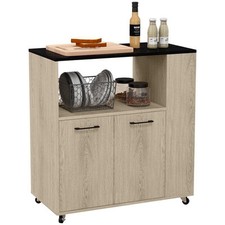 Carrello cucina con armadietto