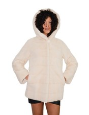 Horizontal Mink Coat 44 Beige