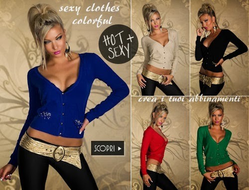 Cardigan donna maglia maglione