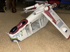 Hasbro Star Wars le Guerre dei Cloni 2008 Repubblica Lucky Lekku Gunship