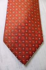 MILA SCHON SETA SILK TIE CRAVATTA NECKTIE MADE ITALY VINTAGE CLASSIC SELF TIPPED