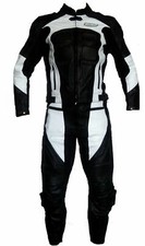 Tuta per moto motociclistica divisibile in pelle da donna femminile (2 pezzi)