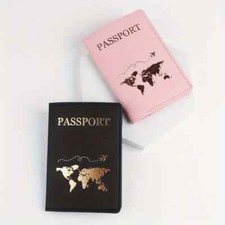2 PZ CUSTODIA PORTA PASSAPORTO PER COPPIE PORTA DOCUMENTI PROTETTIVO IN ECOPELLE