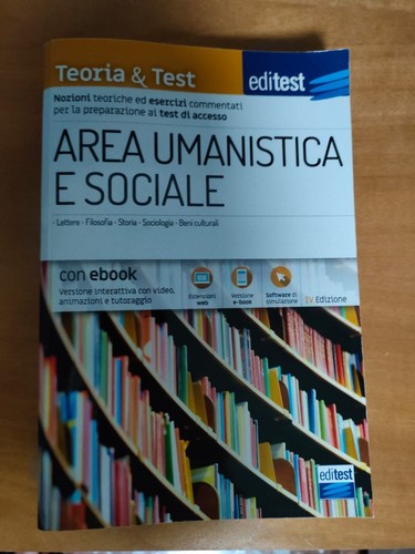 Edit test area umanistica - , e