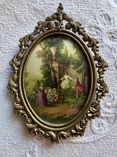 Quadro vintage ovale - vintage,