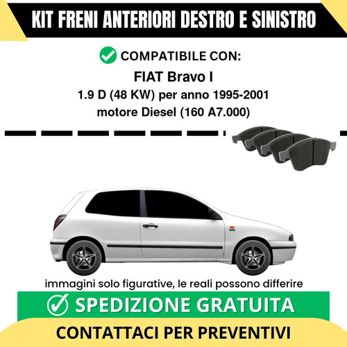 Pastiglie freno anteriori per - pastiglie,