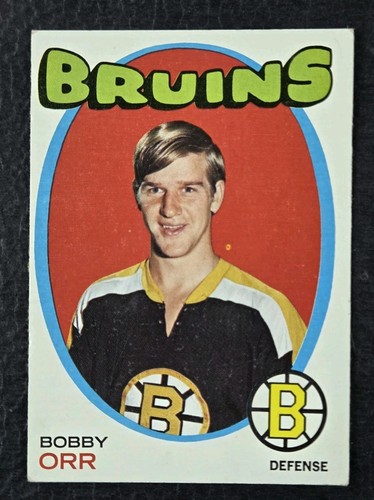 1971 topps card bobby - bobby, orr