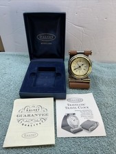 ●●VINTAGE BOXED DALVEY TRAVELLER/TRAVEL ALARM BATTERY CLOCK "FREE POST"