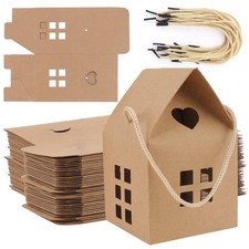 Scatole Regalo Kraft scatole regalo per feste di Natale 26Pezzi Scatola di C