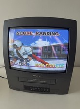Philips CRT TV VHS Combi Retro