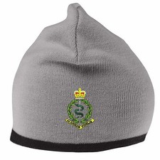 OFFICIAL Royal Army Medical Corps Beanie Hat with Embroidered Logo
