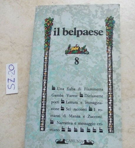 Libro belpaese 8 una - 8,