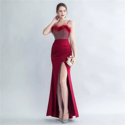 Vestito abito elegante - vestito, lungo