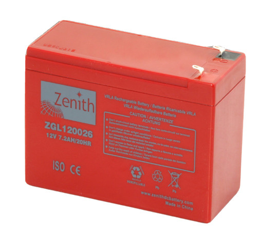 Zenith zgl120026 batteria 2a - batteria, 7,2a
