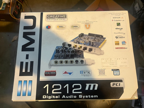 Creative 1212m sound card - e-mu,